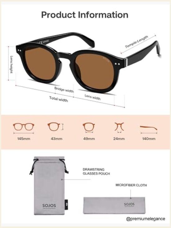 Retro Vintage Square Polarized Sunglasses with UV400 Protection main image 7